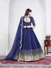 Navy Blue Colour Mehvish Vol 36 By Dani Creation Art Silk Mirror Work Embroidered Lehenga Choli 3063
